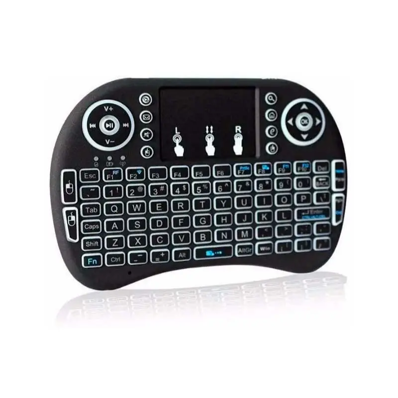 Mini Teclado Inalámbrico Air mouse Android Smart Tv Iluminado