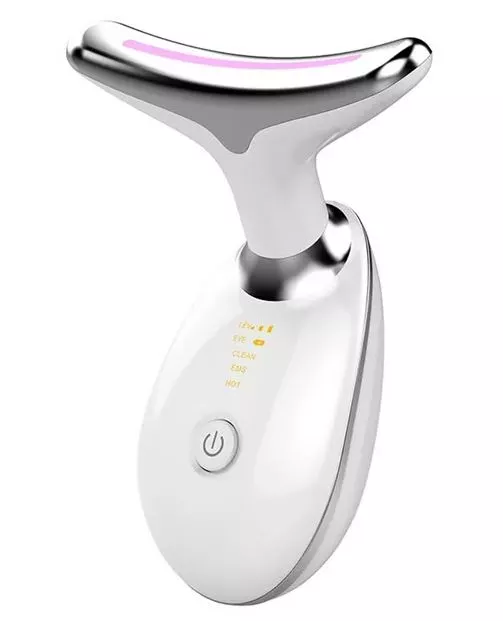 Masajeador facial arrugas papada Luz Led