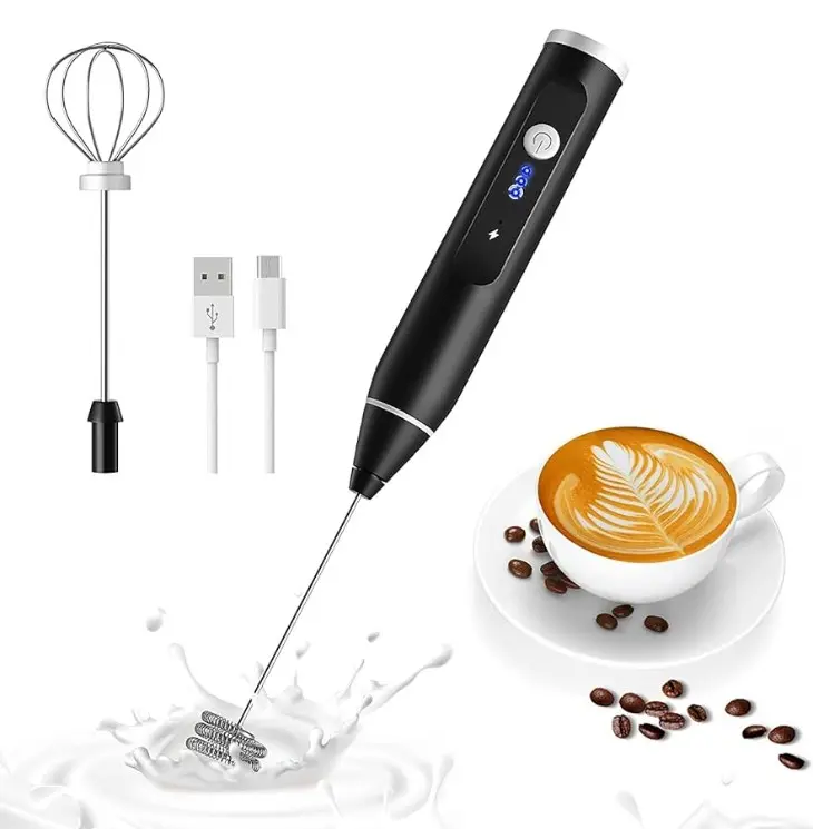 Espumador, batidor recargable