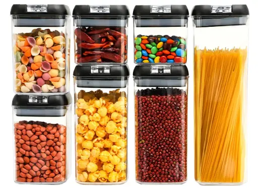 Set de Tarros para grano o cereal tapa hermética